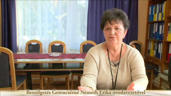 Beszélgetés Gerencsérné Németh Erika óvodavezetővel