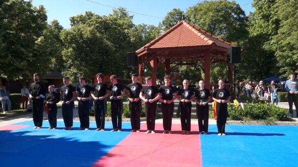 Látványo Kung Fu bemutató Csornán