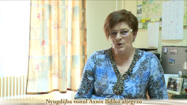 Nyugdíjba vonul Axnix Ildikó aljegyző