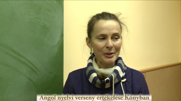 Angol nyelvi verseny értékelése Kónyban