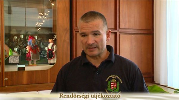  Rendőrségi tájékoztató