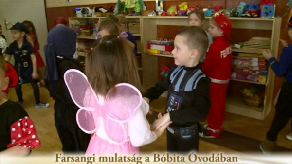 Farsangi mulatság a Bóbita Óvodában