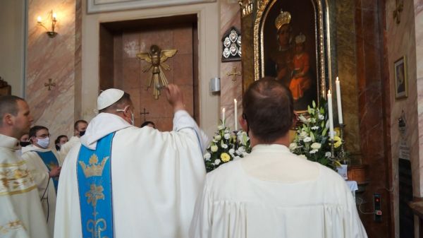 Szentmise a Rábaközi Szerecsen Madonna kegyképének búcsúján