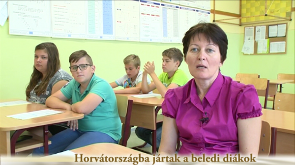 Horvátországba jártak a beledi diákok