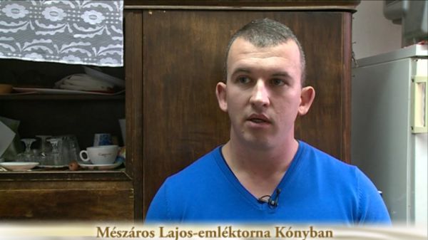 Mészáros Lajos-emléktorna Kónyban