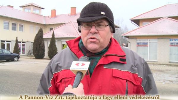 A Pannon-Víz Zrt. tájékoztatója a fagy elleni védekezésről