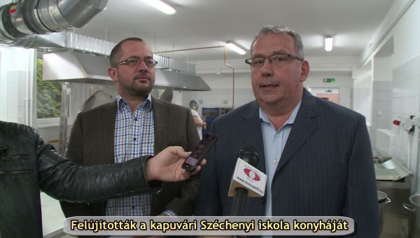 Felújították a kapuvári Széchenyi iskola konyháját